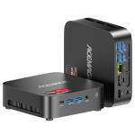 ACEMAGICIAN Mini PC AMD Ryzen 7 5700U, Dual Channel Mini Gaming PC 16GB DDR4 512GB SSD, Mini Computers Micro Desktop PC Support Windows 11/4K Triple Display/WiFi6/BT5.2/Gaming/Office/Home