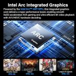 GEEKOM [2026 Upgraded Cooling GT2 Mega AI Mini PC Windows 11 Pro, with Intel Core U9-285H (Up to 5.4GHz), 32GB DDR5 (Expandable, Not LPDDR) & 2TB PCIe 4.0 NVMe SSD, 4K@120Hz Quad Display/Dual USB4.0