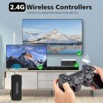 X2 Plus Retro Game Stick Console, 40,000+ Classic Games, 2 Wireless Controllers, 4K Output, Connects to TV/Projector, Perfect for Family & Friends Entertainment