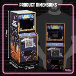 Numskull Quarter Arcades Space Invaders I Collector's Edition Mini Arcade - 1/4 Scale Authentic Wooden Replica, Original ROM, Rechargeable Battery & 3W Speakers for Retro Enthusiasts