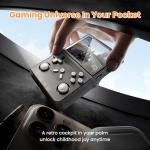 Games Console -With Open Source Linux System,3000mAh Battery,3.5 Inch HD Screen,64G TF Card,20,000+ Classic Games,Portable Mini Game Console for Teens and Adults-(RED)