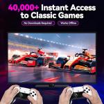 YunLone Nawchedo Retro Game Console 4K HDMI with over 40,000 games, 23 emulators, plug-and-play, dual 2.4 GHz wireless controllers, 128 GB