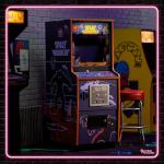 Numskull Quarter Arcades Space Invaders I Collector's Edition Mini Arcade - 1/4 Scale Authentic Wooden Replica, Original ROM, Rechargeable Battery & 3W Speakers for Retro Enthusiasts