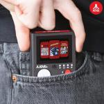Official Atari Cartridge Handheld Mini Arcade Console with 3 Games - Pong Sports, Asteroids & Missle Command, 2" Colour Screen, Keyring, Retro Gaming Console Gift for Him and Her
