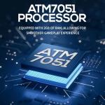 Lululans Handheld Game Console with 23000+ Pre-Installed Retro Games, 4.3-Inch HD IPS Screen, 2500mAh Battery, Dual 3D Joysticks – Portable Classic Video Game Player for Kids & Adults