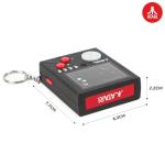 Official Atari Cartridge Handheld Mini Arcade Console with 3 Games - Pong Sports, Asteroids & Missle Command, 2" Colour Screen, Keyring, Retro Gaming Console Gift for Him and Her