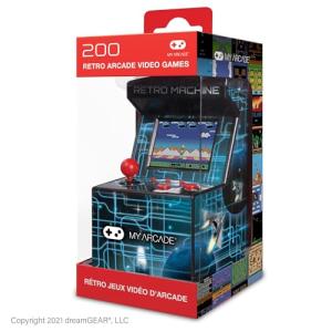 Portable Retro 8-Bit Mini Arcade Cabinet (Includes 200 Built In Games)