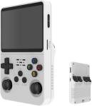 Pixel Beam R36S Retro Handheld Game Console 128GB, 20,000+ Games PSP/N64/Game Boy much more HDMI Output RKOS 2.0, 3.5" IPS Screen, Wi-Fi/Bluetooth Linux Operating System (White)