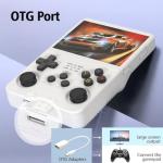 Pixel Beam R36S Retro Handheld Game Console 128GB, 20,000+ Games PSP/N64/Game Boy much more HDMI Output RKOS 2.0, 3.5" IPS Screen, Wi-Fi/Bluetooth Linux Operating System (White)