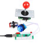EG STARTS 2 Player Arcade Buttons Arcade Contest DIY Retropie Cabinet Kit PC Game + LED Chrome Plating Arcade Buttons Mame Raspberry Pi Game Project