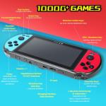 ZYGSEVE Retro Games Console: 10,000+ Preloaded Games, 5.1" HD Display, Handheld Game Console