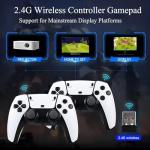 Whatsko 2025 Upgraded Retro Games Console, M15 Game Stick 4k 20000+ retro Games with 23 Emulators, HDMI Plug and Play Retro TV Games with 2 Wireless Controllers (64G)