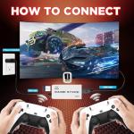 iTaixingLe Retro Games Console Built-in 20000+ Games, Games Stick 20+ Emulators, with 2.4G Wireless Controller