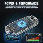 Retro Handheld Game Console, 20,000+ Preloaded Retro Games 4.5 Inch IPS HD Screen with 64GB, 3000mAh Battery, TV Output & 3D Joystick, 14+ Emulators Support