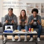 ZYGSEVE Handheld Game Console with 40,000+ Pre-Installed Games, Retro Games Console 4.3-Inch HD IPS Screen, 2500mAh Battery, 15+ Emulators