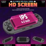 Retro Game Console Handheld, 4.5-Inch IPS Screen, 20,000+ Pre-Installed Classic Games, 64GB, Supports 15+ Emulators, 3000mAh Battery - Portable Gaming Device for Kids & Adults