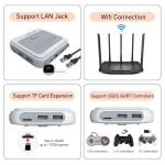 Kinhank Super Console X Video Game Console Built in 117,000+ Games,Retro game console for 4K HD Output,with 2 Gamepads