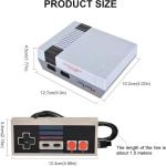 KF-Premium RetroSnap Retro Gaming Console - 620 Classic Games, Handheld & TV Play, 2 Player Controllers, Plug & Play 8-Bit Nostalgia System, UK