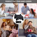 Higoal Wireless Retro Gaming Console with 20000+ Games, 4K HDMI Output & Dual 2.4G Wireless Controllers – Plug and Play for TV