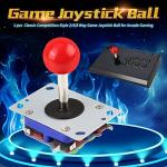 Classic 2 Way Game Joystick, Adjustable 8 Way Ball Long Handle Competition Style Joystick for ARCADE Cabinet Button Kit Gaming Enthusiasts Gaming Enthusiasts