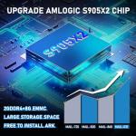 Kinhank Retro Game Console Super Console X2 Pro Built-in 65000+ Games, Video Game Console Android 9.0/Emuelec 4.6, S905X2 Chip, 4K UHD Output,2.4G/5G, BT 5.0