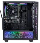 XUM Titan Prebuilt Gaming PC: AMD Ryzen 5 5600G, Radeon Vega 7 Integrated Graphics, 16GB DDR4 RAM, 256GB NVMe SSD, 1TB HDD, 500W PSU 80+ Bronze, aRGB, WiFi 5, Windows 11 Home, Entry Level, Black Case