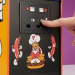 Numskull Quarter Arcades Burger Time Collector's Edition Mini Arcade - Retro 1/4 Scale Authentic Wooden Replica, Original ROM, DIP Switch Access, 5" TFT Screen for Enthusiasts [video game]