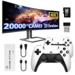 iTaixingLe Retro Games Console Built-in 20000+ Games, 4K HDMI Retro Games Stick 20+ Emulators with 2.4G Wireless Controller