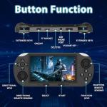 Retro Game Console Handheld, 4.5-Inch IPS Screen, 20,000+ Pre-Installed Classic Games, 64GB, Supports 15+ Emulators, 3000mAh Battery, Portable Gaming Device for Kids & Adults