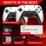 iTaixingLe Retro Games Console Built-in 20000+ Games, 4K HDMI Retro Games Stick 20+ Emulators with 2.4G Wireless Controller