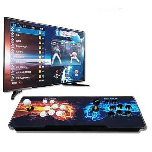 2023 Pandora Box DX 10888 in 1 Retro Game Street Cabinet Console RGB Light Panel 8-Way Joystick 16 Buttons Support 720P HD Output (Double fist Pattern)