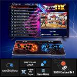 2023 Pandora Box DX 10888 in 1 Retro Game Street Cabinet Console RGB Light Panel 8-Way Joystick 16 Buttons Support 720P HD Output (Double fist Pattern)