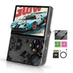 RG35XX Plus Handheld Game Console, 3.5 Inch IPS Screen, Built-in 64GB TF Card, with 3300mAh Battery, Linux System, Retro Game Consoles