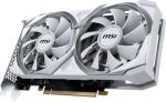 MSI GeForce RTX 3050 VENTUS 2X XS WHITE 8G OC Gaming Graphics Card - 8GB GDDR6, 1807 MHz, PCI Express Gen 4, 128-bit, 1x DP (v1.4a), 1x HDMI 2.1 (Supports 4K)
