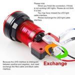 EG STARTS Arcade DIY Kit Part 2x 8 Way Joystick + 16x LED Illuminated Push Button + 2 Player + Coin Buttons for Raspberry Pi 3B Model Project DIY Red & Blue