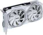 MSI GeForce RTX 3050 VENTUS 2X XS WHITE 8G OC Gaming Graphics Card - 8GB GDDR6, 1807 MHz, PCI Express Gen 4, 128-bit, 1x DP (v1.4a), 1x HDMI 2.1 (Supports 4K)