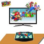 EG STARTS Arcade DIY Kit Part 2x 8 Way Joystick + 16x LED Illuminated Push Button + 2 Player + Coin Buttons for Raspberry Pi 3B Model Project DIY Red & Blue