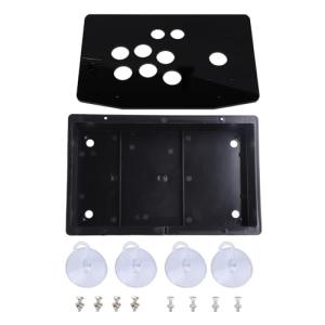 DIY Arcade Combination Acrylic Panel + Bottom Box with 8 Screws and 4 Suction Cups, Other Collectibles