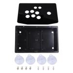 DIY Arcade Combination Acrylic Panel + Bottom Box with 8 Screws and 4 Suction Cups, Other Collectibles