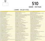 Effdrdfs DS Game，510 in 1 Super Combo Game Cartridge，Contains 510 3ds Games，Retro Classic Games Card Suitable for NDS, NDSi, 3DS, New, DS, 2DS, DS Lite