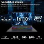 msi Vector 16 HX AI Gaming Laptop | 16" QHD+ IPS 240Hz | Intel Core Ultra 7 255HX | 32GB DDR5 1TB SSD | GeForce RTX 5070 Ti (Up to 992 AI Tops) | RGB Backlit Thunderbolt 5 Win11 Pro w/DLCA Accessory