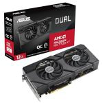 ASUS DUAL RX7700 XT OC, PCIe4, 12GB DDR6, HDMI, 3 DP, 2599MHz Clock, Overclocked