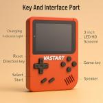 Retro Handheld Gaming Console with 400+ ClassicGames | 3.0-Inch LCD Screen | Rechargeable Battery | Portable Video Game Player with TV Output | Fun Gift for Kids(Ages 14+) & Adults(Multi Color)