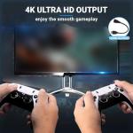 LTDZ Zeus Retro Gaming Console, Zeus Retro 4k Gaming Stick, Wireless Retro Game Console, Plug And Play Video Game Stick Built In 20000+ Games Wireless Controllers,128g 30000+games