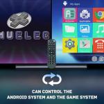 Kinhank 2025 Upgrade Super Console X2 pro with 100000+Games Retro Game Console, Video Game Console with EmuELEC 4.6/Android 9.0 in 1, 2.4G+5G and BT 5.0,2 Gamepad Inside