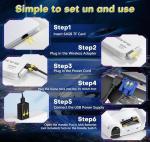 dadeerhe Retro Game Stick, Classic Video Games, 20,000+ Games and 23 Emulators, Upgraded Dual 2.4G Wireless Controllers, Plug and Play TV Retro Gaming