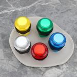 EMSea 5PCS 28 mm Arcade LED Buttons Compatible with Arcade Console Wooden Consoles Metal Panels and with all Types of Anime Consoles