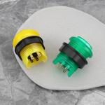 EMSea 5PCS 28 mm Arcade LED Buttons Compatible with Arcade Console Wooden Consoles Metal Panels and with all Types of Anime Consoles