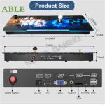 Box DX 10888 in 1 Retro Arcade Console with RGB Light Panel, 8-Way Joystick & 16 Buttons - 720P HD Home Gaming System for Family Entertainment (Street Fighter)