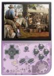 RG35XX+ 2024 Retro Handheld Game Console | 3.5” IPS Display | 64GB SD Card with 6900+ Classic Games | Linux OS, Quad-Core CPU, HDMI & TV Output | 2100mAh Battery, Supports PS1/GBA/NEOGEO/MD (Purple)